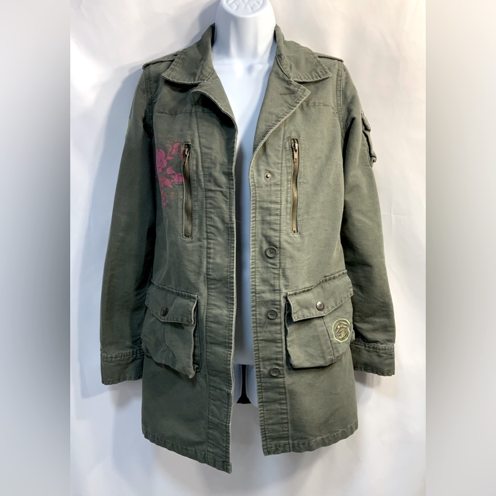 Charlotte Russe Women’s Olive Cargo Jacket